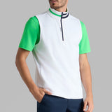 G/FORE Golf Pullover - Double Knit Pique QZ Vest - Snow SS25