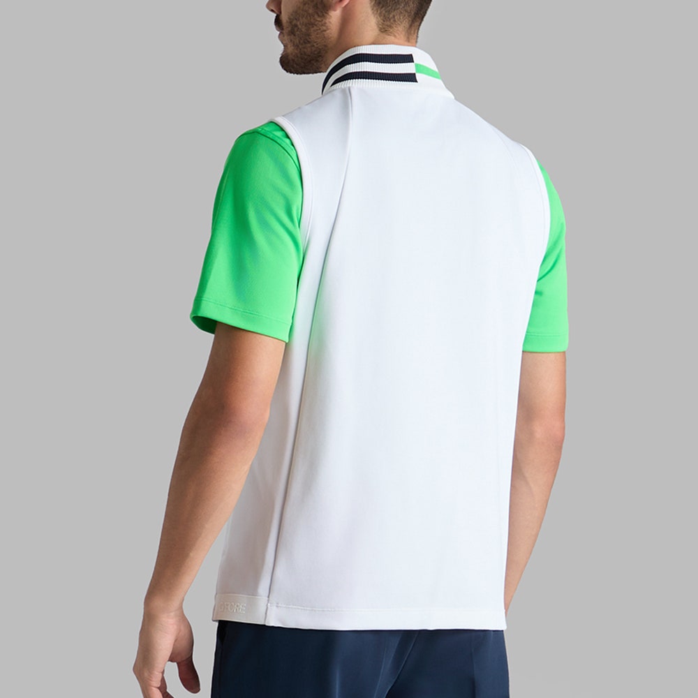 G/FORE Golf Pullover - Double Knit Pique QZ Vest - Snow SS25