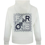 G/FORE Golf Pullover - Graphic Scuba Tech Hoodie - Chalk White AW26