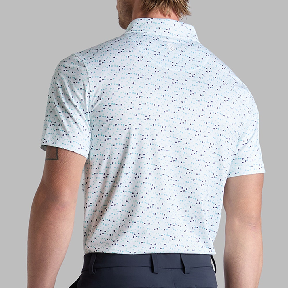 G/FORE Golf Shirt - Aye Poppy Tech Jersey Polo - Siren SS25