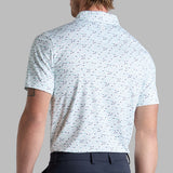 G/FORE Golf Shirt - Aye Poppy Tech Jersey Polo - Siren SS25