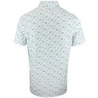 G/FORE Golf Shirt - Aye Poppy Tech Jersey Polo - Siren SS25