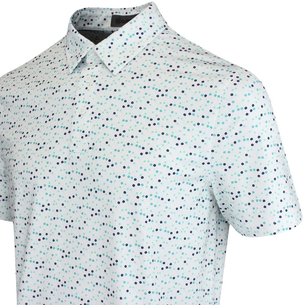 G/FORE Golf Shirt - Aye Poppy Tech Jersey Polo - Siren SS25