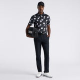 G/FORE Golf Shirt - Blurred Floral Tech Jersey - Onyx AW26