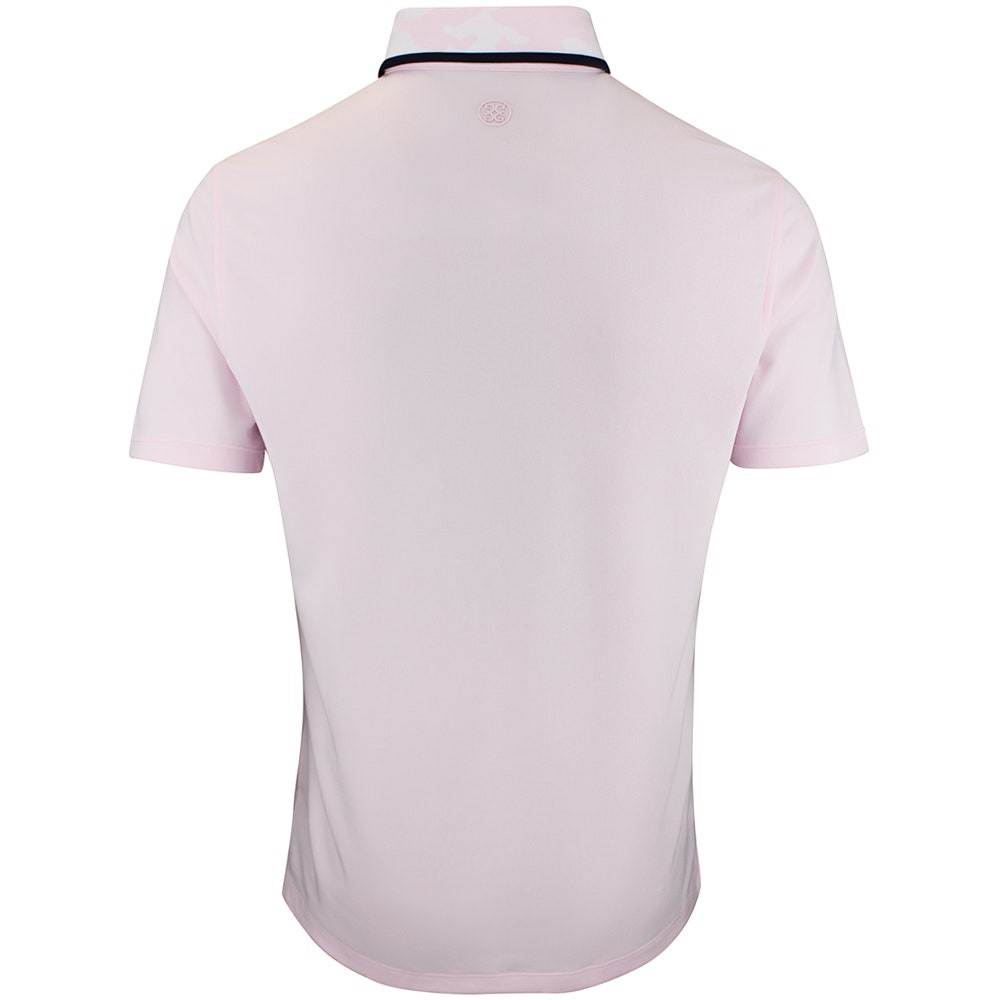 G/FORE Golf Shirt - Camo Collar Tech Pique - Blush AW26