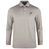 G/FORE Golf Shirt - Camo Skull & Tees All Play LS Polo - Mocha AW26