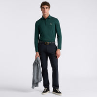G/FORE Golf Shirt - Camo Skull & Tees All Play LS Polo - Pine AW26