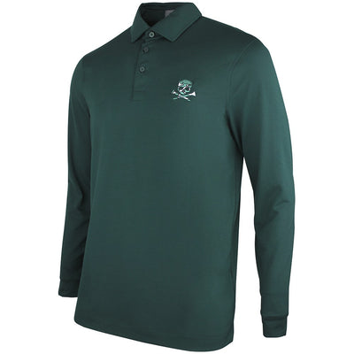 G/FORE Golf Shirt - Camo Skull & Tees All Play LS Polo - Pine AW26