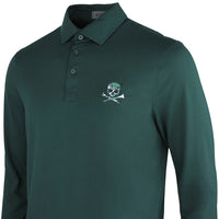 G/FORE Golf Shirt - Camo Skull & Tees All Play LS Polo - Pine AW26