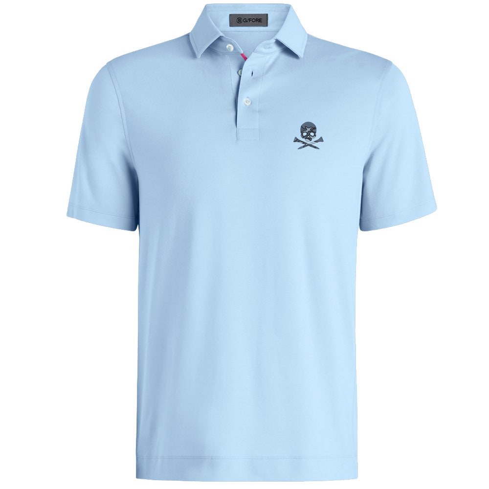 G/FORE Golf Shirt - Camo Skull & Tees All Play Polo - Baja SS26