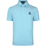 G/FORE Golf Shirt - Camo Skull & Tees All Play Polo - Cenote SS26