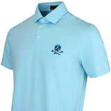G/FORE Golf Shirt - Camo Skull & Tees All Play Polo - Cenote SS26