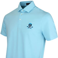 G/FORE Golf Shirt - Camo Skull & Tees All Play Polo - Cenote SS26