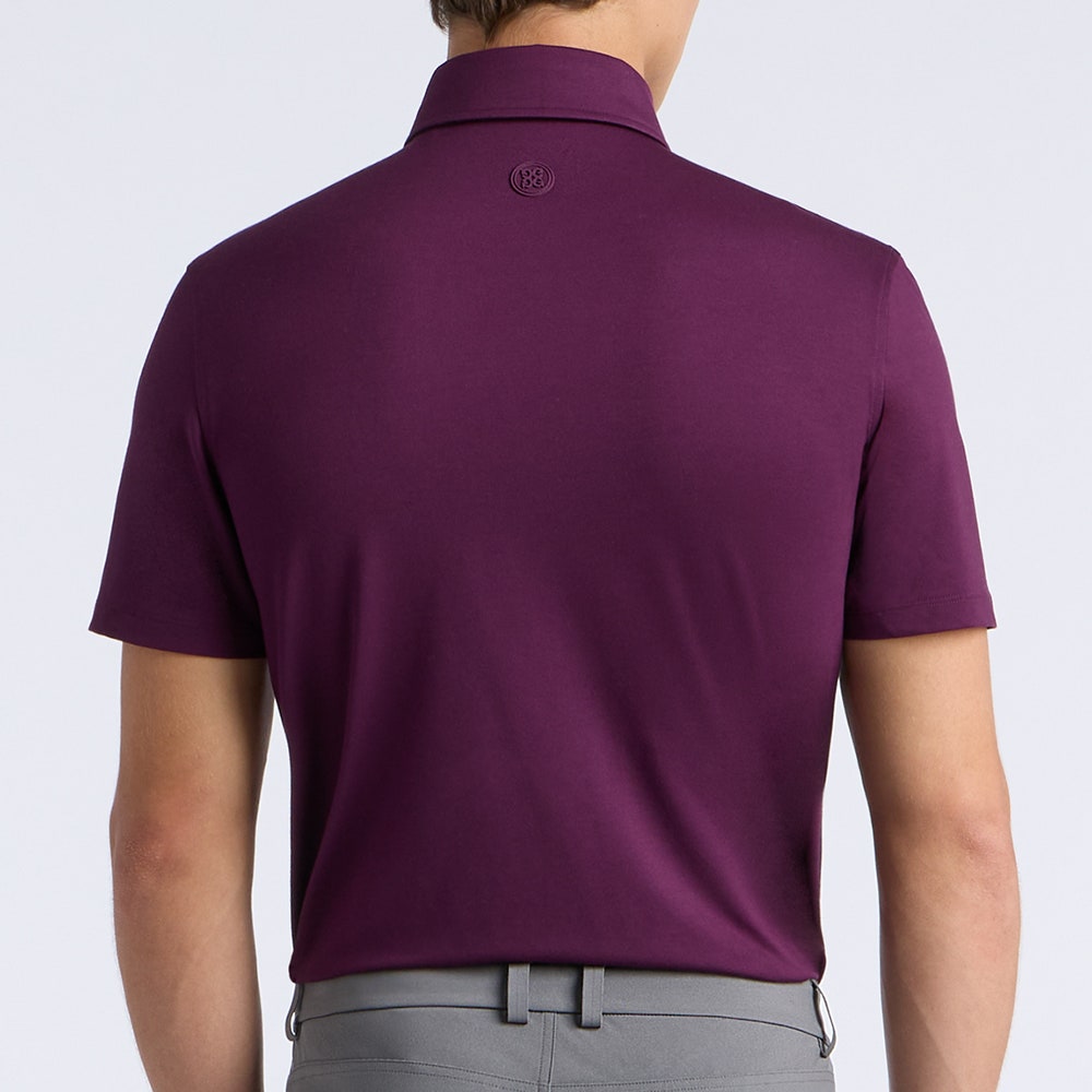 G/FORE Golf Shirt - Camo Skull & Tees All Play Polo - Dark Plum AW26