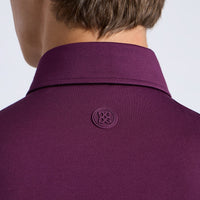 G/FORE Golf Shirt - Camo Skull & Tees All Play Polo - Dark Plum AW26