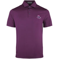 G/FORE Golf Shirt - Camo Skull & Tees All Play Polo - Dark Plum AW26