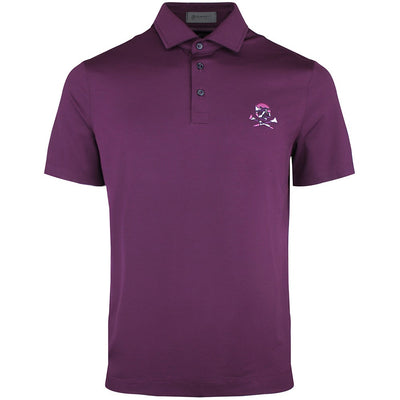 G/FORE Golf Shirt - Camo Skull & Tees All Play Polo - Dark Plum AW26