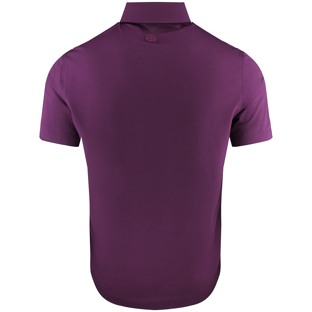 G/FORE Golf Shirt - Camo Skull & Tees All Play Polo - Dark Plum AW26