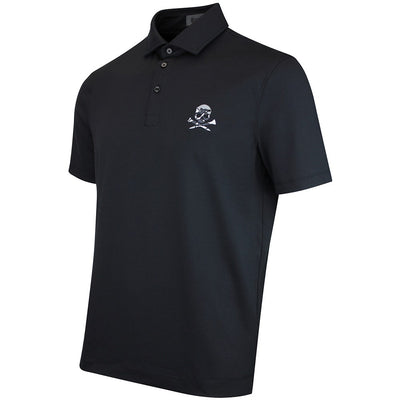 G/FORE Golf Shirt - Camo Skull & Tees All Play Polo - Onyx SS26