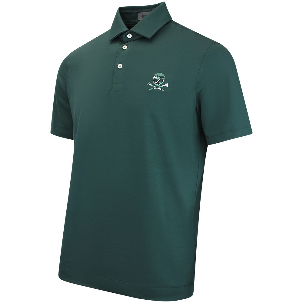 G/FORE Golf Shirt - Camo Skull & Tees All Play Polo - Pine AW26