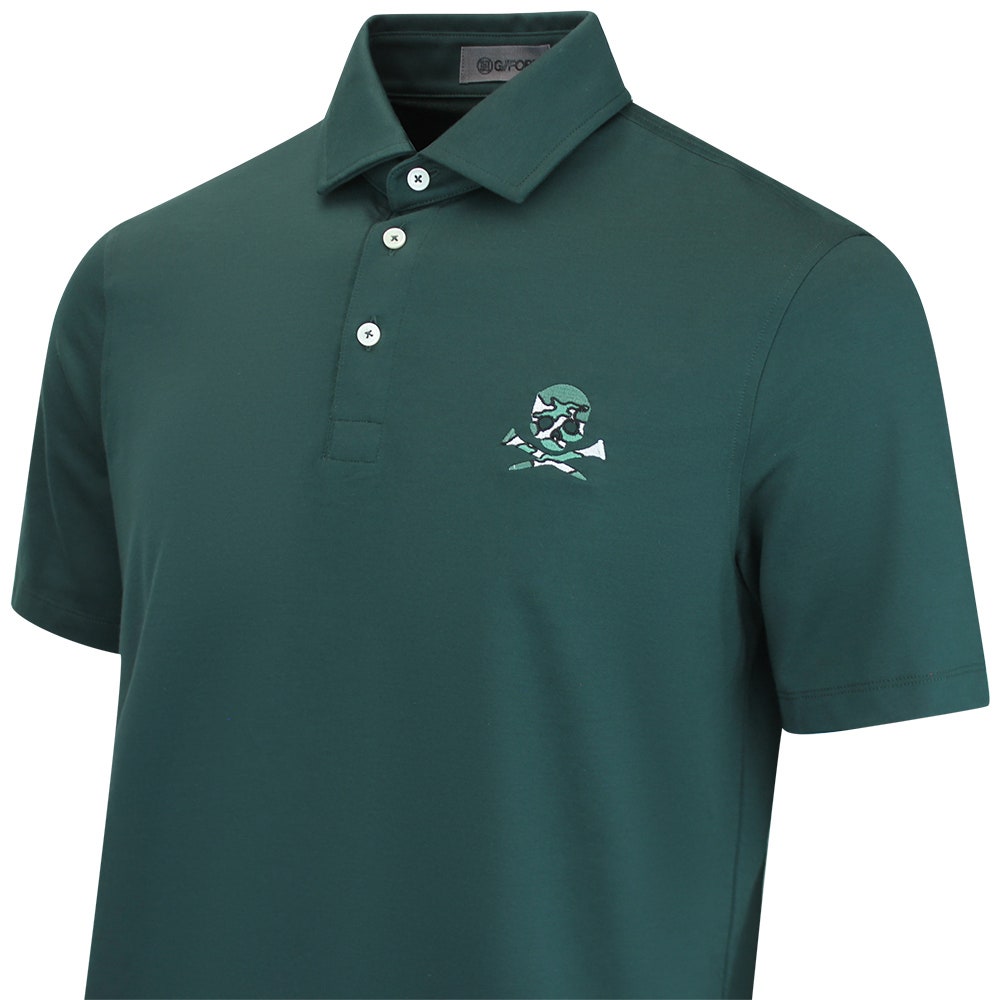 G/FORE Golf Shirt - Camo Skull & Tees All Play Polo - Pine AW26