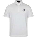 G/FORE Golf Shirt - Camo Skull & Tees All Play Polo - Snow SS26