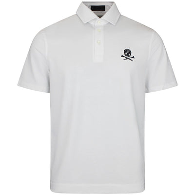 G/FORE Golf Shirt - Camo Skull & Tees All Play Polo - Snow SS26