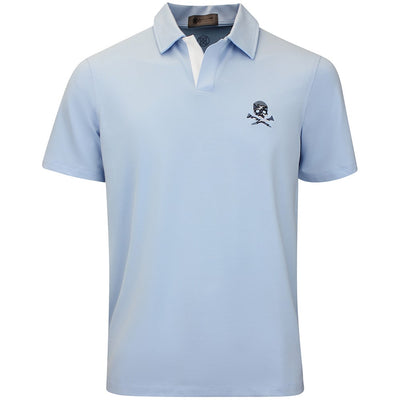 G/FORE Golf Shirt - Camo Skull & Tees Johnny Collar - Baja AW26