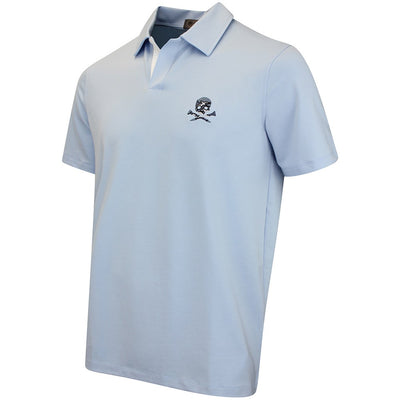 G/FORE Golf Shirt - Camo Skull & Tees Johnny Collar - Baja AW26