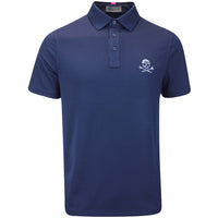 G/FORE Golf Shirt - Camo Skull & Tee's Perf. Pique - Twilight FA25