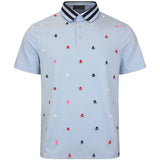 G/FORE Golf Shirt - Embroidered Tech Jersey - Baja AW26