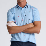 G/FORE Golf Shirt - Embroidered Tech Jersey - Baja AW26