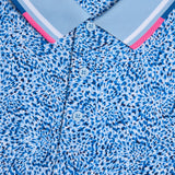 G/FORE Golf Shirt - Fireworks Print Tech Jersey Polo - Baja SS26