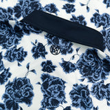 G/FORE Golf Shirt - Floral Print Tech Jersey Polo - Willow SS26