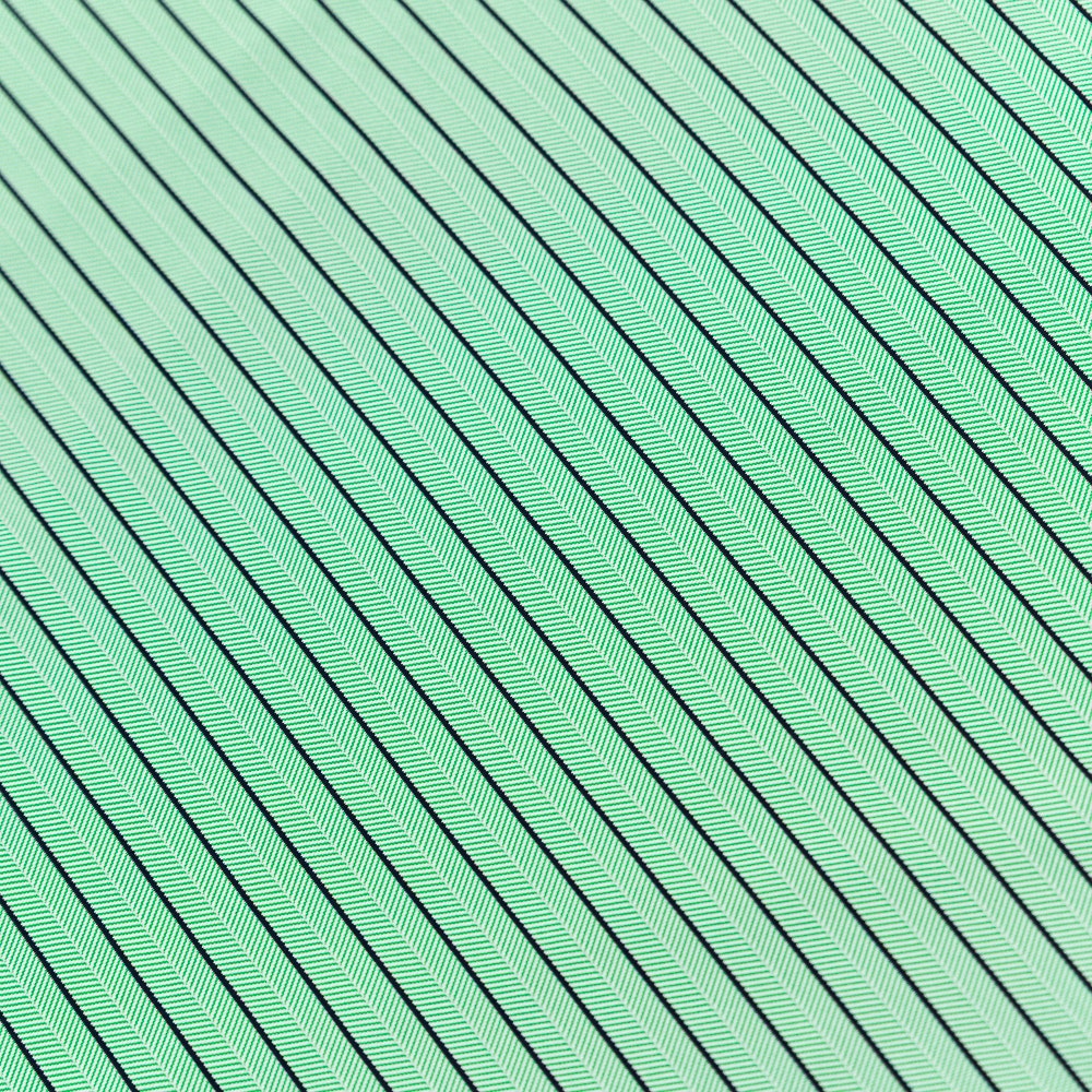 G/FORE Golf Shirt - Herringbone Stripe Tech Jersey Polo - Clover SS26