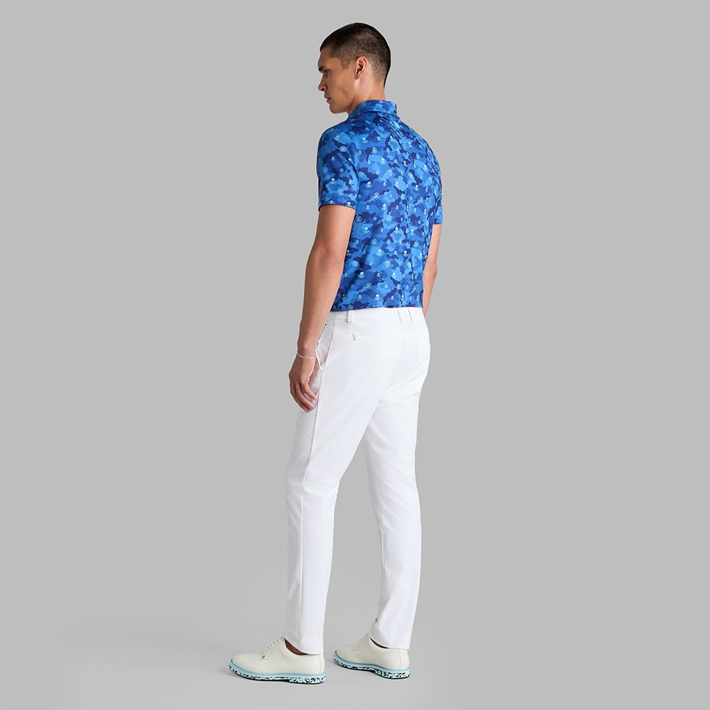 G/FORE Golf Shirt - Icon Camo Tech Jersey Polo - Azul SS26