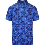 G/FORE Golf Shirt - Icon Camo Tech Jersey Polo - Azul SS26
