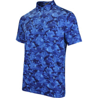G/FORE Golf Shirt - Icon Camo Tech Jersey Polo - Azul SS26