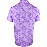 G/FORE Golf Shirt - Icon Camo Tech Jersey Polo - Iris FA25