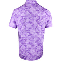 G/FORE Golf Shirt - Icon Camo Tech Jersey Polo - Iris FA25