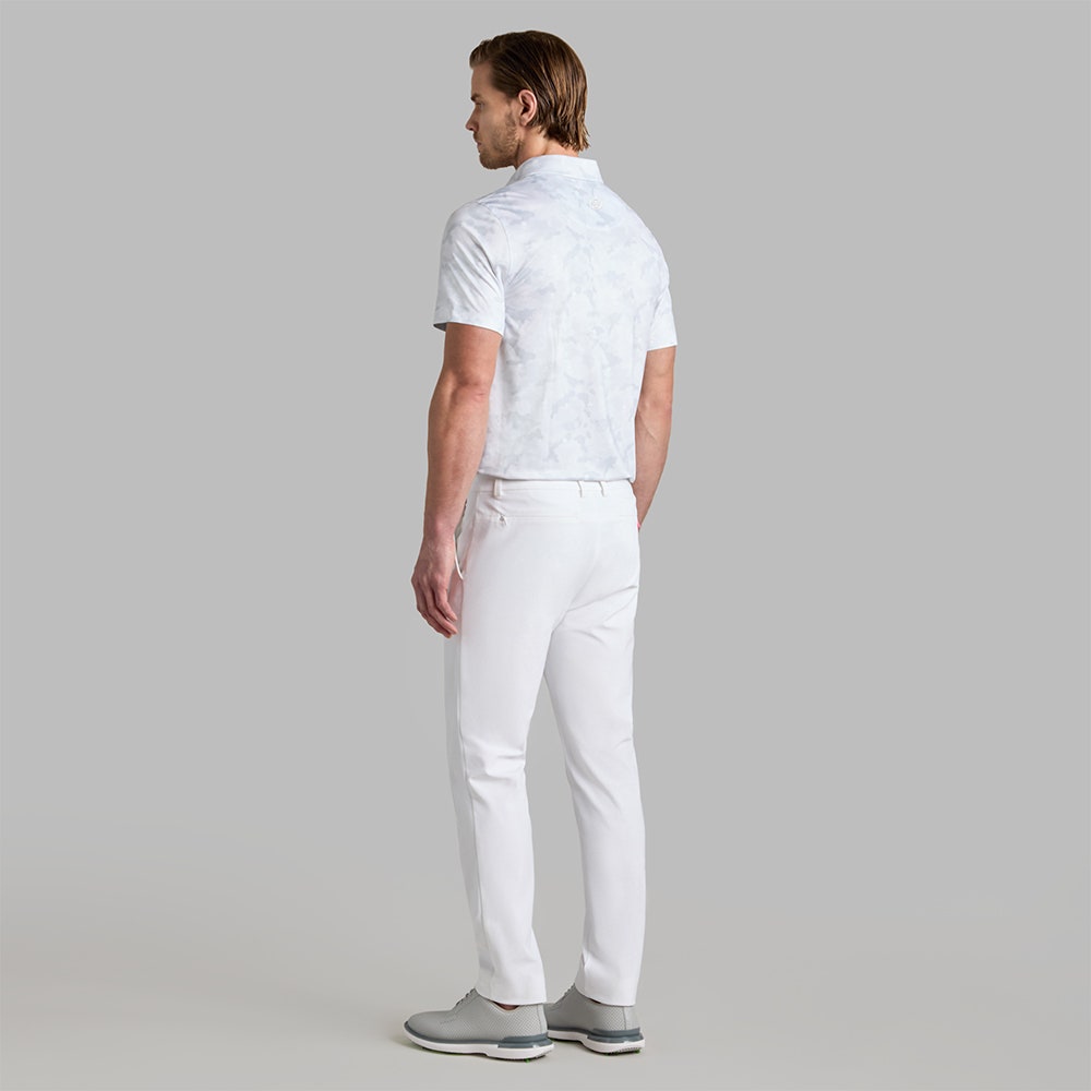 G/FORE Golf Shirt - Icon Camo Tech Jersey Polo - Snow SS26