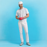 G/FORE Golf Shirt - Icon Camo Tech Jersey Polo - Snow SS26