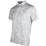 G/FORE Golf Shirt - Icon Camo Tech Jersey Polo - Snow SS26