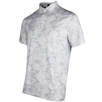 G/FORE Golf Shirt - Icon Camo Tech Jersey Polo - Snow SS26