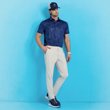 G/FORE Golf Shirt - Icon Camo Tech Jersey Polo - Twilight SS26