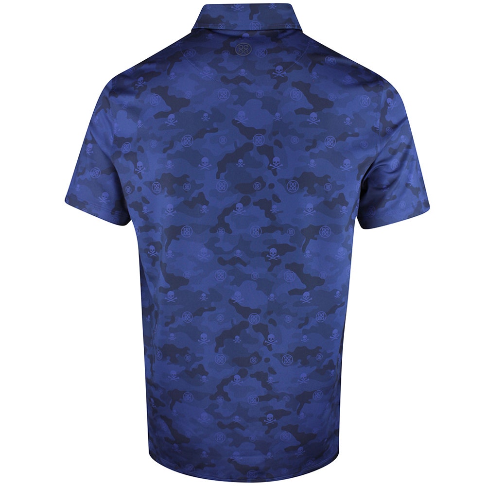 G/FORE Golf Shirt - Icon Camo Tech Jersey Polo - Twilight SS26