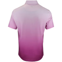 G/FORE Golf Shirt - Printed Ombre Tech Jersey - Blush AW26