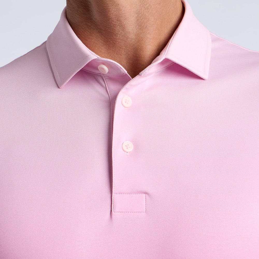 G/FORE Golf Shirt - Printed Ombre Tech Jersey - Blush AW26