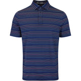 G/FORE Golf Shirt - Stripe YD Tech Jersey Polo - Twilight SS26
