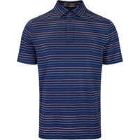 G/FORE Golf Shirt - Stripe YD Tech Jersey Polo - Twilight SS26